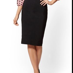 Navy Blue Pencil Skirt